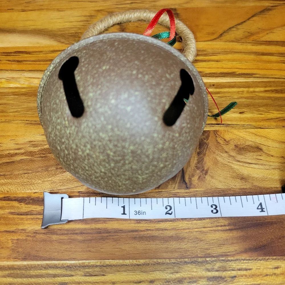 Rustic Christmas Peace Love Joy Door‎ Knocker Holiday Ornament Bell